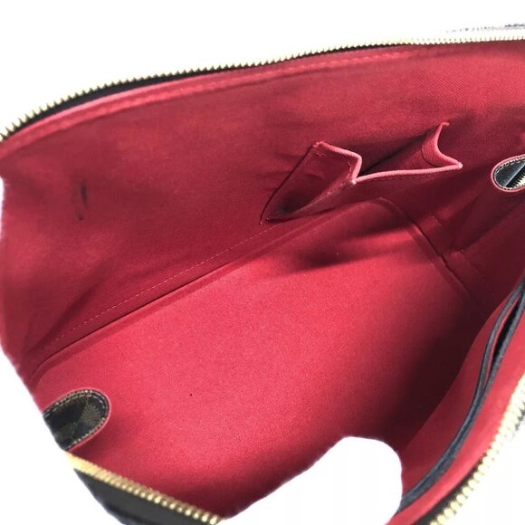 LOUIS VUITTON N51131 Damier Alma Bags Tote Bag Hand Bag Brown/GoldHardware - Picture 14 of 16